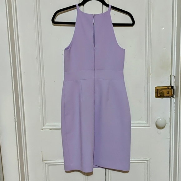 NWT Banana Republic Lilac Highneck Dress - Picture 2 of 7